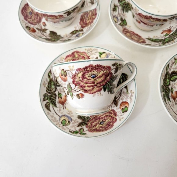 Wedgewood Surrey of Etruria Cups and Saucers Eight Sets - Picture 3 of 13